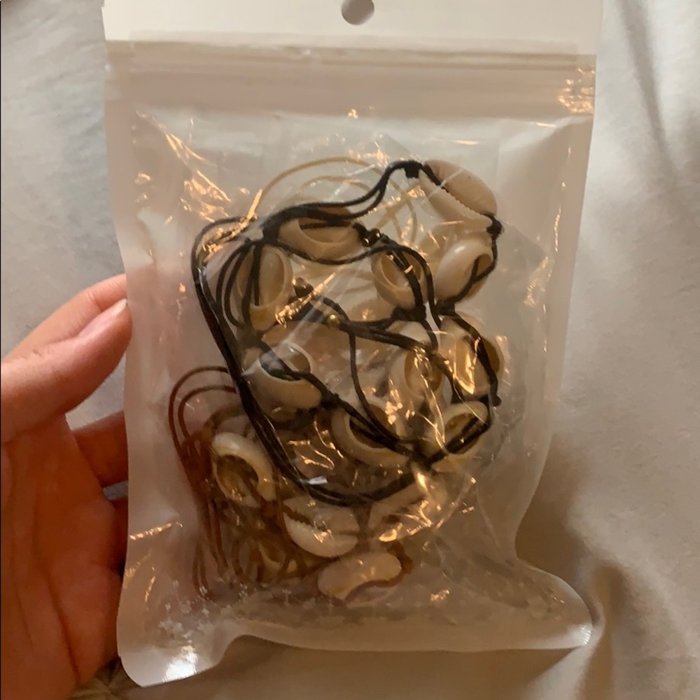 Shell necklaces
